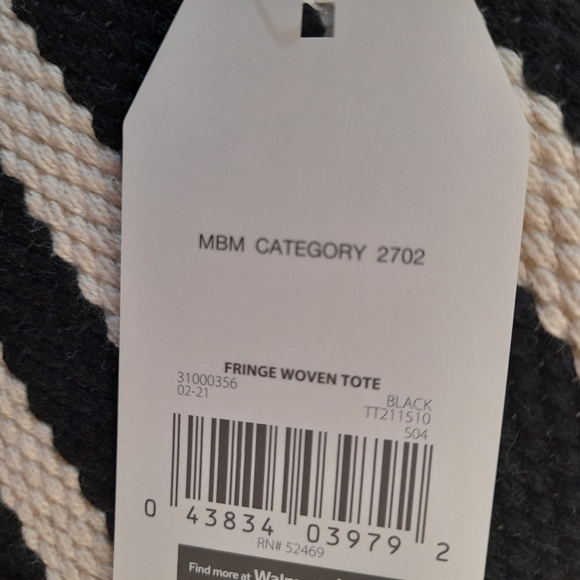 ● Time & True | Fringe Woven Tote Bag - Picture 7 of 11